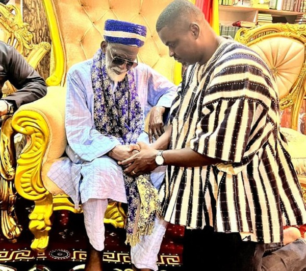 Kwasi Obeng-Fosu with National Chief Imam, His Eminence, Sheikh Dr. Osaman Nuhu Sharabutu