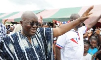 Nana Akufo-Addo during one of his tour trip