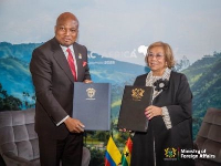 Ghana and Colombia have signed an agreement to establish an economic cooperation