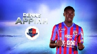 French-born Caen right-back Dennis Appiah