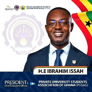 Newly elected President of PUSAG, Ibrahim Issah