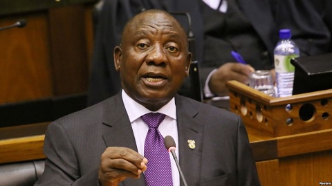 South African president, Cyril Ramaphosa