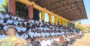 A shot from the recruitment exercise