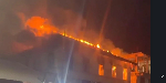 Koforidua: Fire destroys shops, homes; firefighter injured