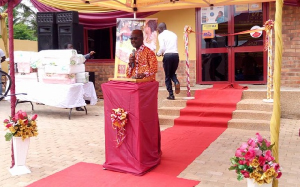 Groupe Nduom Chairman, Dr Papa Kwesi Nduom giving his address.