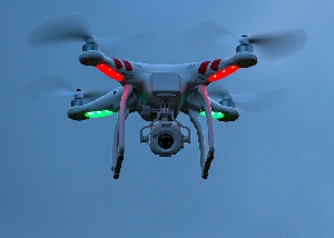 Drone With Camera Lights