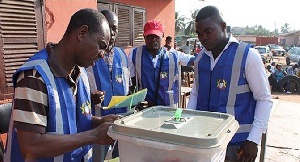 Electoral Officers Count Ballot