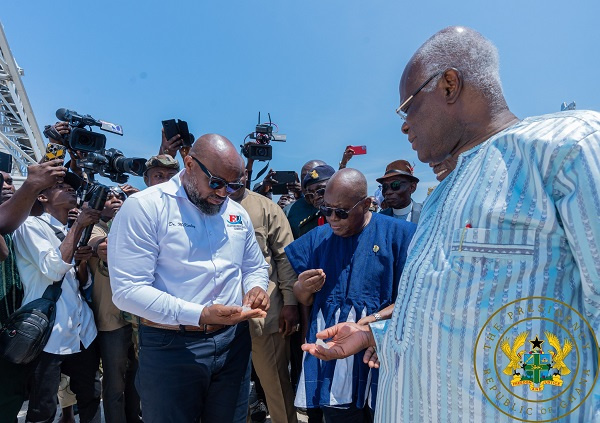 President Akufo-Addo, McDan and Trade Minister K.T Hammond