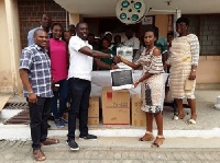 Over GHC11,000 worth of items were donated to the Mamprobi polyclinic
