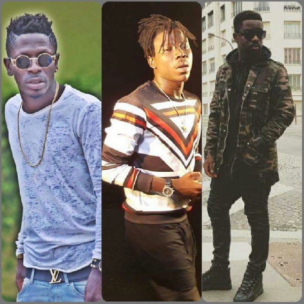 Shatta Wale, Stonebwoy and Sarkodie