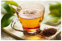 Rooibos tea is naturally caffeine-free and rich in antioxidants