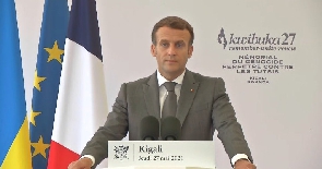 Emmanuel Macron Kigali