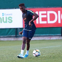 The Ghanaian was a second half substitute in the game against Besiktas