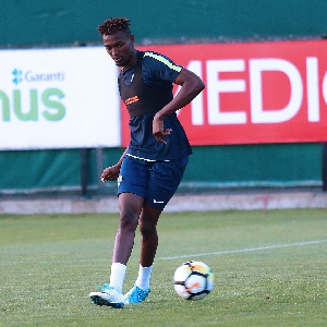 The Ghanaian was a second half substitute in the game against Besiktas