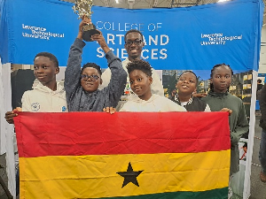 A picture of the winners at the Robofest World Championships