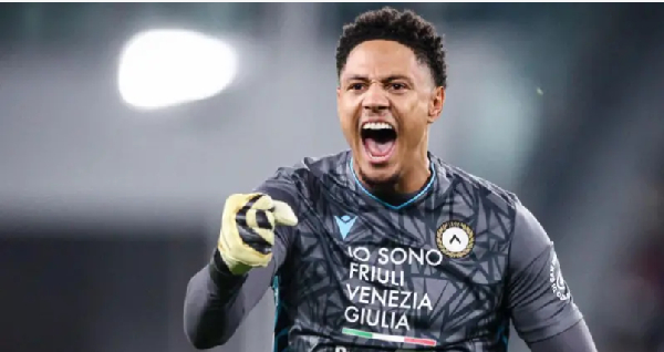 Udinese goalkeeper and former Nigerian Super Eagles top goalie Maduka Okoye
