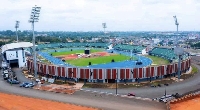 Aerial shot of the University of Ghana Sports Stadium