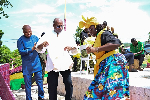 Watch as President Mahama dances at Ghanaian Village in Jamaica
