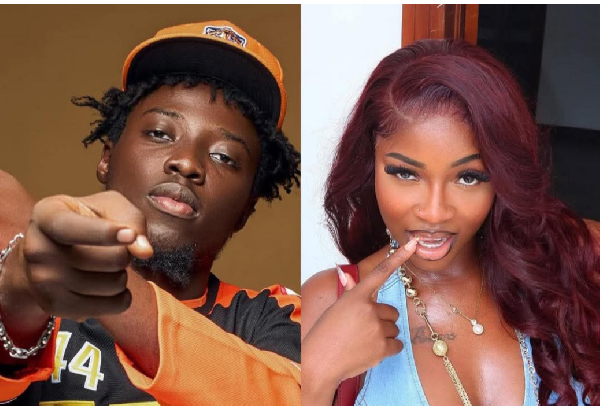 Big Paradise (L) and Ghanaian social media influencer  Adjoa Tee (R)