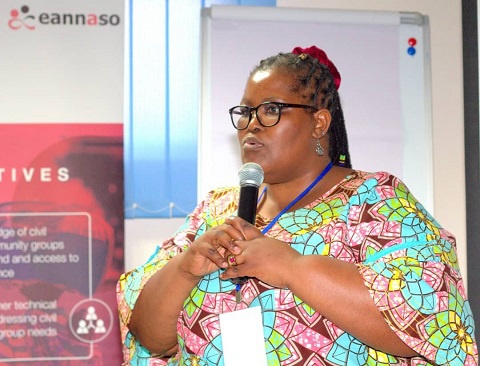 Olive Mumba, the Executive Director of EANNASO