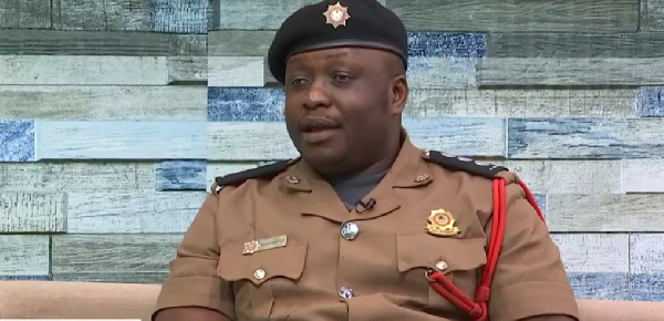 Alex King Nartey, a member of the Public Relations team of the Ghana Fire Service