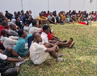 The suspects were arrested in connection with cybercrime activities