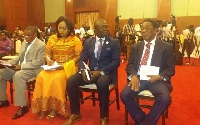 The newly sworn in Ministers