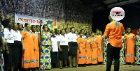 The choral groups that participated in the Pappoe Thompson choral festival