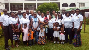 Facilitators and some participants at the Faith Family programme