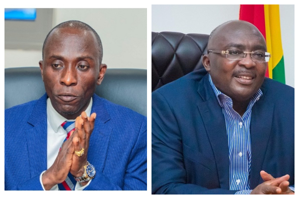 Ernest Owusu Bempah (L) and Dr Mahamudu Bawumia (R)