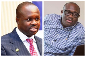 Dr Omane Boamah [L] and Stan Dogbey have been criticised for their lack of empathy