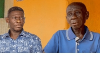 Agya Koo and his alleged biological father, Mr. Kwesi Bediako