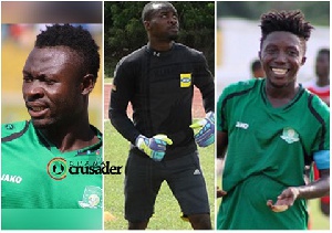 Bright Adjei, Joseph Addo and Godfred Saka will miss the game on Wednesday