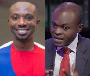 Miracles Aboagye (left), Martin Kpebu (right)