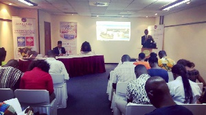 Managing Director of Jumia Travel West Africa, Mr. Kushal Dutta, speaking during the event.