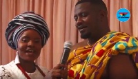 John Dumelo (Right) sang the Methodist hymn 'Amazing Grace' to his wife