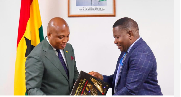 Samuel Okudzeto Ablakwa and Edmond Moukala