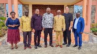 Reverend Wengam and other dignitaries in a group photo