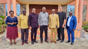 Reverend Wengam and other dignitaries in a group photo