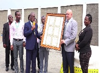 Staff of Ghana Ports and Harbours Authority with their award