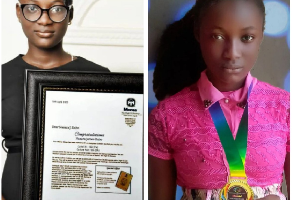 Nasara James Dabo, a 13-year-old Nigerian girl, is already wowing the world with her intelligence