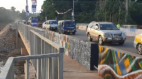 A picture of the bridge at Atafoa commissioned by the president