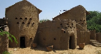 The former sultan's palace in the village of Gaoui just east of N'Djamena, Chad, Central Africa