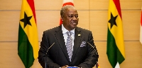 Former President of Ghana and flagbearer, John Dramani Mahama