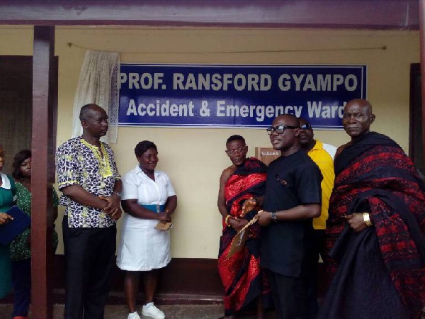 Professor Ransford Gyampo says the adoption of the ward is his way of giving back to his community