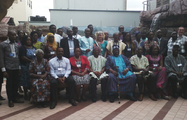 Dr. Ahmed Yakubu Alhassan (4th left) with AFSA members and guests in a group picture