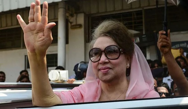 An earlier picture of Khaleda Zia from 2016