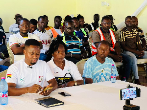 Leadership of PAYOM addressing the press