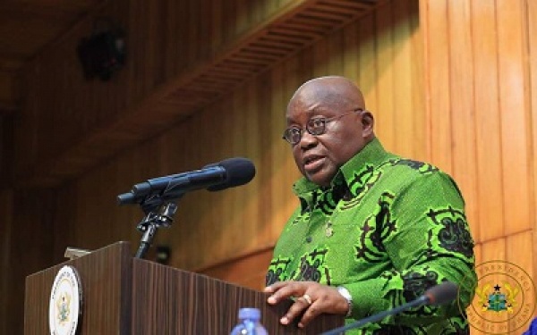 President Akufo-Addo has promised to develop Ghana beyond aid