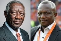 Ex-President J.A Kufuor and James Kwasi Appiah